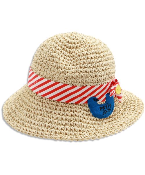Petit jam（プチジャム）の「とりさんのペーパーハット（ハット・キッズ・アイボリー/ブラウン・50/54/52/48）」の7枚目の写真