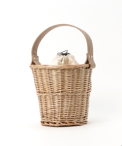 un dix cors（アンディコール）の「カゴバッグ（かごバッグ・レディース・ベージュ・ﾌﾘ-）」の2枚目の写真