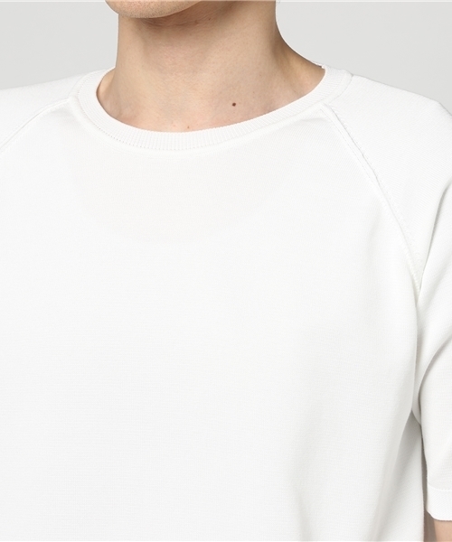 ESTNATION MEN 475 プレーティング半袖ニット L