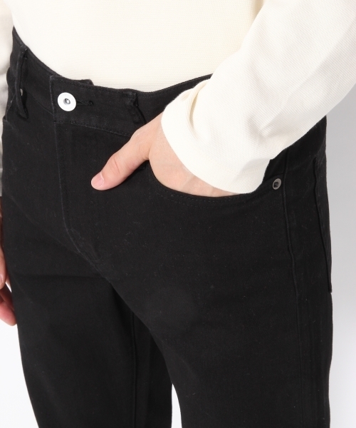 GLOBAL WORK（グローバルワーク）の「CONEデニムスキニーフィットパンツ/756943（デニムパンツ・メンズ・ブラック/ブルー・LARGE/MEDIUM/SMALL/X-LARGE）」の9枚目の写真