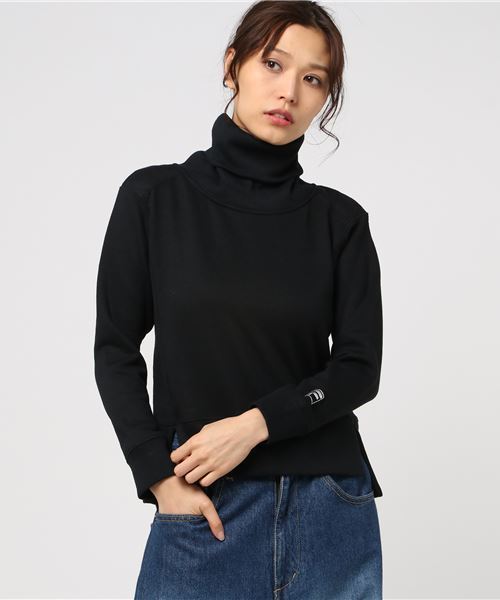 FILA（フィラ）の「スウェットトレーナー FL-9C25057TJｷﾙﾄ（スウェット・レディース・ブラック/グレー・L/LL/M/S）」の2枚目の写真