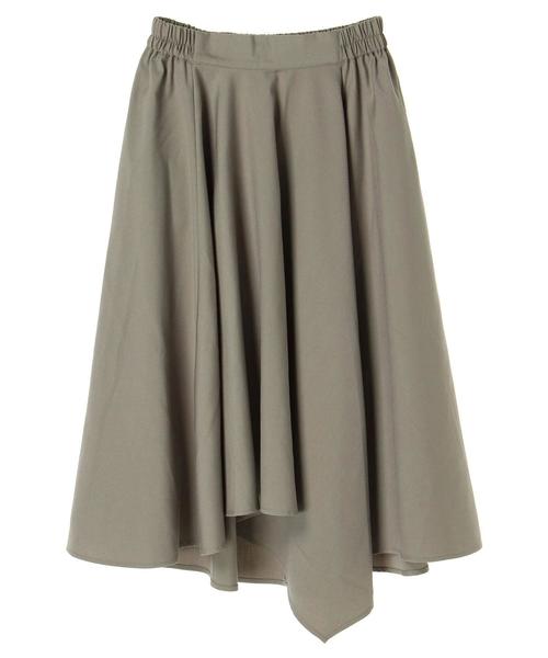 AMERICAN HOLIC（アメリカンホリック）の「アシンメトリーフレアスカート（スカート・レディース・イエロー/ネイビー/レッド/ベージュ/カーキ・FREE）」の12枚目の写真