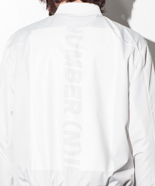 NUMBER (N)INE DENIM(ナンバーナインデニム)の「NUMBER (N)INE DENIM(ナンバーナインデニム)バックラバープリントボンバージャケット(ブルゾン・メンズ・ホワイト/ブラック・LARGE/MEDIUM/SMALL)」の4枚目の写真