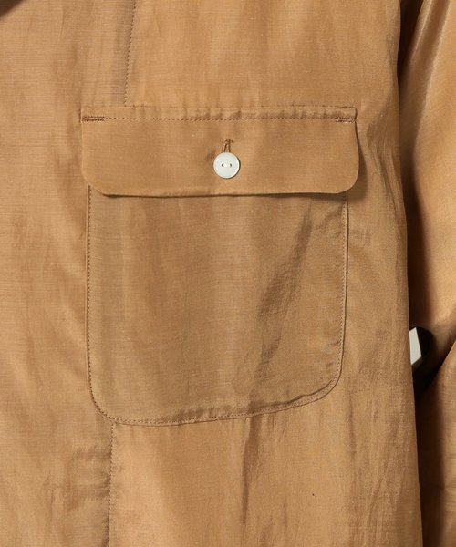 bukht(ブフト)の「bukht / ブフト オープンカラーシャツ(シャツ/ブラウス・メンズ・ブラック/パープル/キャメル/グリーン・MEDIUM/LARGE/SMALL)」の10枚目の写真