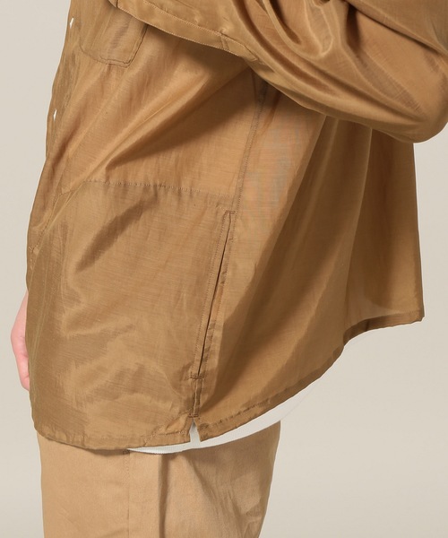 bukht(ブフト)の「bukht / ブフト オープンカラーシャツ(シャツ/ブラウス・メンズ・ブラック/パープル/キャメル/グリーン・MEDIUM/LARGE/SMALL)」の5枚目の写真