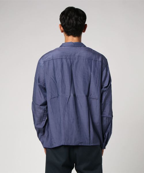 bukht(ブフト)の「bukht / ブフト オープンカラーシャツ(シャツ/ブラウス・メンズ・ブラック/パープル/キャメル/グリーン・MEDIUM/LARGE/SMALL)」の18枚目の写真