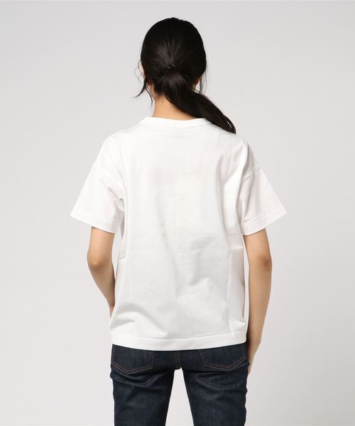 A VONTADE(アボンタージ)の「A VONTADE/ ア ボンタージ 別注 プリントTシャツ(ウィメンズ)(Tシャツ/カットソー・レディース・ホワイト/グリーン/アイボリー/ピンク・FREE)」の6枚目の写真