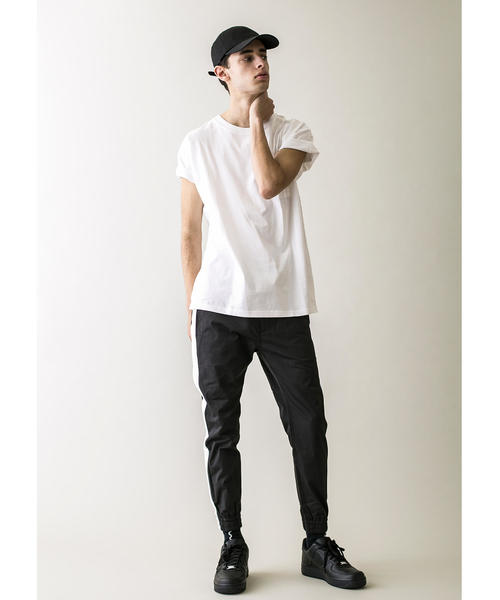 MONKEY TIME（モンキータイム）の「＜monkey time＞  C/N LINE SKINNY JOGGER PANTS/ジョガーパンツ ¨ ◇（その他パンツ・メンズ・ブラック/ネイビー/ダークグレー・SMALL/MEDIUM/LARGE/X-LARGE）」の8枚目の写真