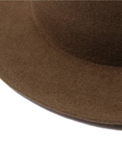 BEAMS（ビームス）の「□MANIERA / FREE HAT（ハット・メンズ・チャコールグレー/ベージュ・MEDIUM）」の6枚目の写真