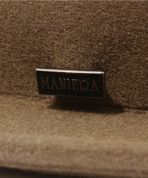 BEAMS（ビームス）の「□MANIERA / FREE HAT（ハット・メンズ・チャコールグレー/ベージュ・MEDIUM）」の7枚目の写真