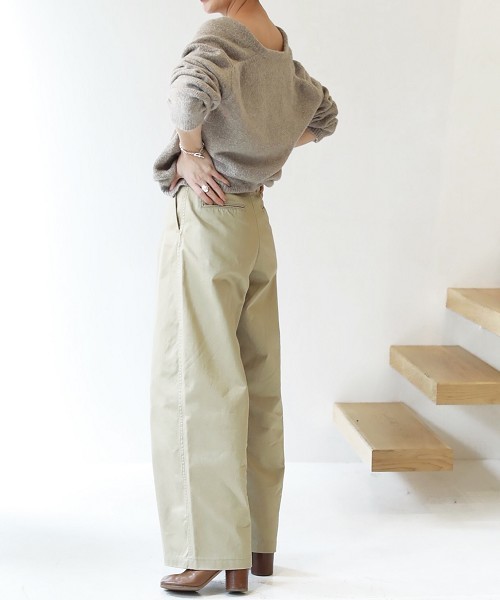 TODAYFUL（トゥデイフル）の「Vネックヤクニット（ニット/セーター・レディース・ベージュ/ブラウン/グレー・FREE）」の9枚目の写真