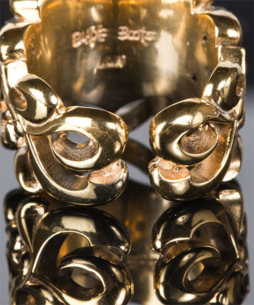 NANO universe（ナノユニバース）の「BLACKBOOTS（ブラックブーツ）/ BLACKBOOTS EMBLEM RING K18 YG SPECIAL（リング・メンズ・ゴールド・#15/#17/#19）」の8枚目の写真