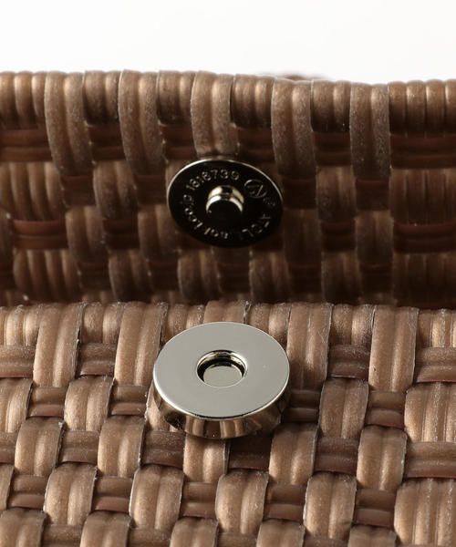 BEAUTY&YOUTH UNITED ARROWS（ビューティーアンドユースユナイテッドアローズ）の「＜DIMINUTIVO＞メルカド蓋スクエアバッグ ◆（かごバッグ・レディース・ダークブラウン/オレンジ・FREE）」の5枚目の写真