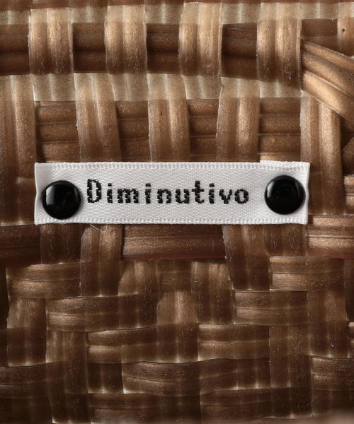 BEAUTY&YOUTH UNITED ARROWS（ビューティーアンドユースユナイテッドアローズ）の「＜DIMINUTIVO＞メルカド蓋スクエアバッグ ◆（かごバッグ・レディース・ダークブラウン/オレンジ・FREE）」の7枚目の写真