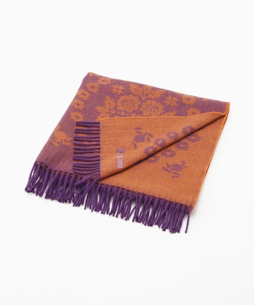 ANNA SUI（アナスイ）の「ローズ柄 ウールひざ掛け（ブランケット 