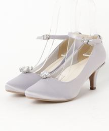 ビジューチャーム ストラップパンプス