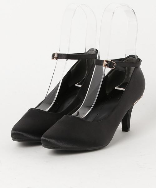 TRUDEA（トルディア）の「ビジューチャーム ストラップパンプス（パンプス・レディース・ライトグレー/ブラック/ベージュ・SMALL/MEDIUM/LARGE/X-LARGE）」の7枚目の写真