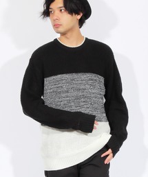 8(eight) | ボーダー ニットセーター ざっくりニット(ニット/セーター)