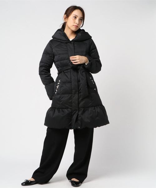 Laisse Passe レッセパッセ の Ladyロングダウンコート Tシャツ カットソー Wear