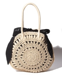 Casselini | 【Casselini】サークルリボンＢＡＧ(かごバッグ)