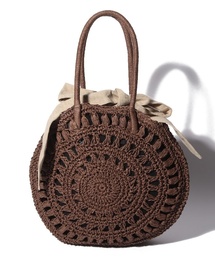 Casselini | 【Casselini】サークルリボンＢＡＧ(かごバッグ)