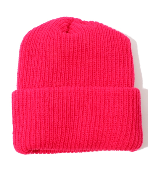 BEAUTY&YOUTH UNITED ARROWS（ビューティーアンドユースユナイテッドアローズ）の「BK BRONER アクリルカラーニットキャップ（ニットキャップ/ビーニー・キッズ・ライトグレー/ピンク/ライトブルー/ネイビー・フリー）」の4枚目の写真