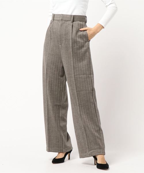 DouDou（ドゥドゥ）の「ヘリンボンパンツ（その他パンツ・レディース・ベージュ/ブラウン/グレー・38/36/37）」の16枚目の写真