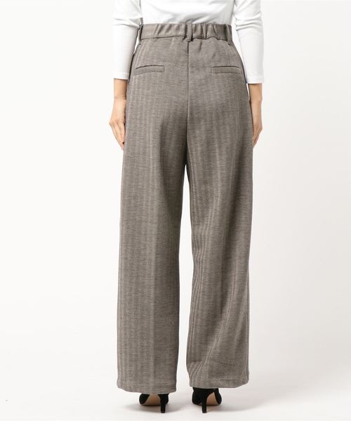 DouDou（ドゥドゥ）の「ヘリンボンパンツ（その他パンツ・レディース・ベージュ/ブラウン/グレー・38/36/37）」の5枚目の写真