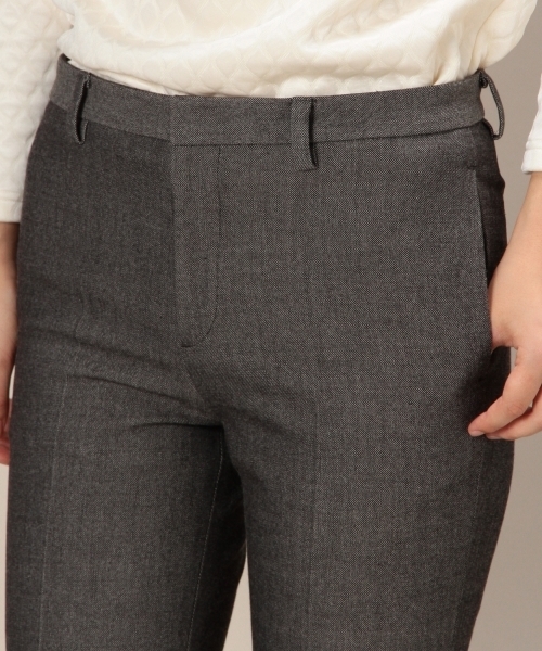 BEAUTY&YOUTH UNITED ARROWS（ビューティーアンドユースユナイテッドアローズ）の「BYTF ポリエステルレーヨン9分丈パンツ ◆（スラックス・レディース・ブラック/ダークグレー/その他1/グレー・SMALL/MEDIUM/LARGE）」の8枚目の写真