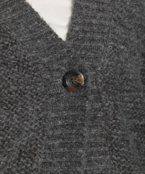 niko and...（ニコアンド）の「袖山BIGケーブルカーディガン（カーディガン/ボレロ・レディース・ベージュ/ピンク/チャコール/ブラウン・MEDIUM/LARGE）」の20枚目の写真