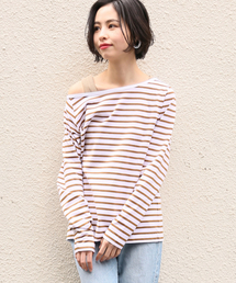 LOWRYS FARM | トルコワンショルプルオーバー　829794(Tシャツ/カットソー)