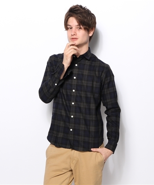 EDIFICE（エディフィス）の「◇TOP タータン レギュラーシャツ1（シャツ/ブラウス・メンズ・その他7/その他13/その他18/その他1・44/46/48/50）」の2枚目の写真