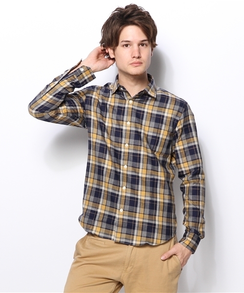 EDIFICE（エディフィス）の「◇TOP タータン レギュラーシャツ1（シャツ/ブラウス・メンズ・その他7/その他13/その他18/その他1・44/46/48/50）」の4枚目の写真