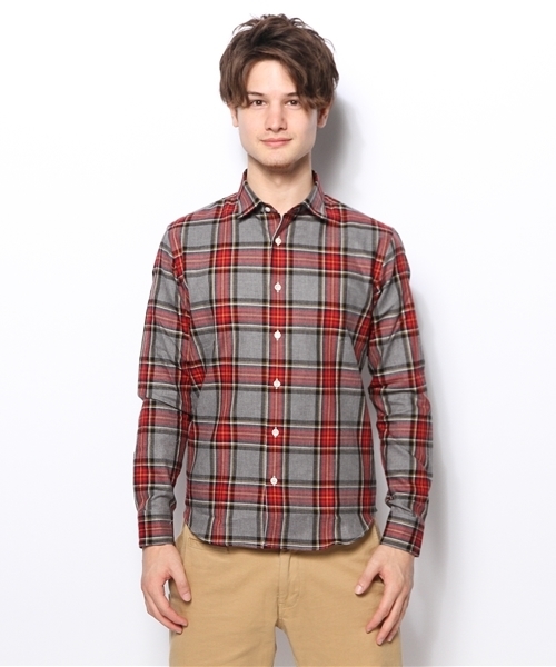 EDIFICE（エディフィス）の「◇TOP タータン レギュラーシャツ1（シャツ/ブラウス・メンズ・その他7/その他13/その他18/その他1・44/46/48/50）」の5枚目の写真