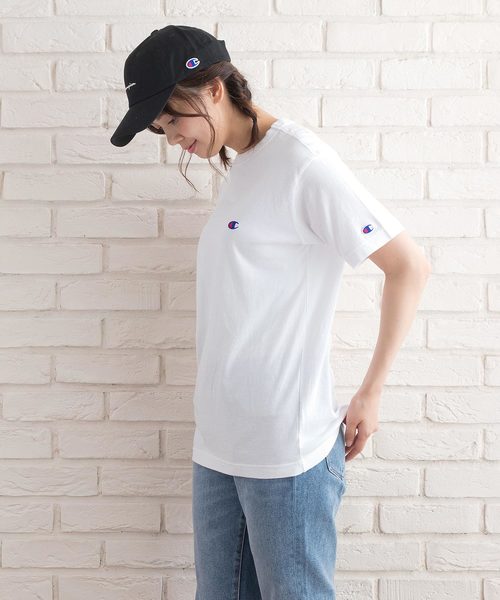 Champion（チャンピオン）の「【CHAMPION/チャンピオン】スクリプトローキャップ/ロゴ刺繍（キャップ・メンズ・ホワイト/ブラック/エンジ/ベージュ/ネイビー/レッド/ピンク/ブルー/グリーン/ライトパープル/ワンウォッシュ/ケミカルウォッシュ/ブラウン/マスタード/ワイン/パープル/ライトグリーン/イエロー/ミント・FREE）」の20枚目の写真