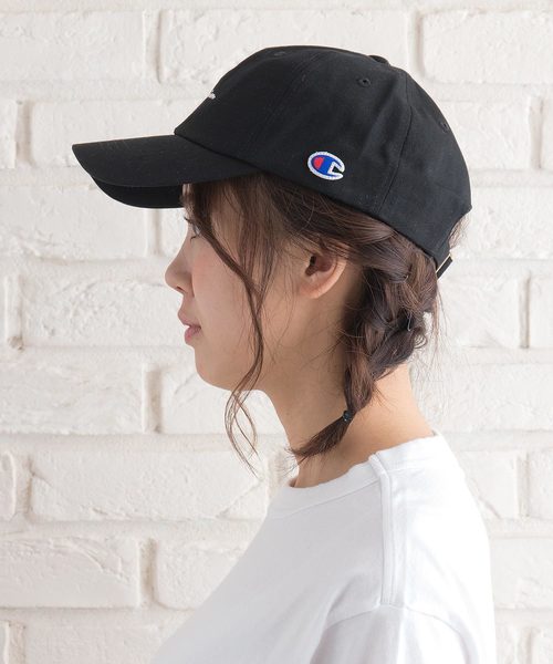 Champion（チャンピオン）の「【CHAMPION/チャンピオン】スクリプトローキャップ/ロゴ刺繍（キャップ・メンズ・ホワイト/ブラック/エンジ/ベージュ/ネイビー/レッド/ピンク/ブルー/グリーン/ライトパープル/ワンウォッシュ/ケミカルウォッシュ/ブラウン/マスタード/ワイン/パープル/ライトグリーン/イエロー/ミント・FREE）」の21枚目の写真