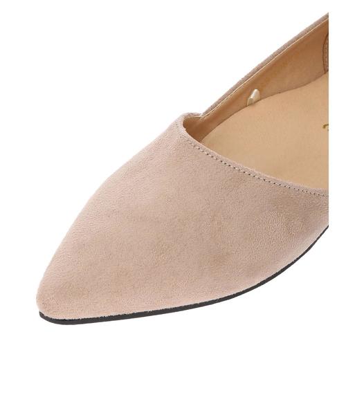 AMERICAN HOLIC（アメリカンホリック）の「スエード調セパレートクッションパンプス＊（パンプス・レディース・ブラック/ベージュ/ネイビー/ピンク・S/M/L）」の9枚目の写真