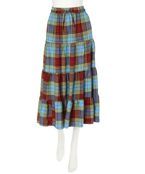 jouetie（ジュエティ）の「ティアードロングスカート（スカート・レディース・ライトブルー/ベージュ/レッド・MEDIUM）」の13枚目の写真