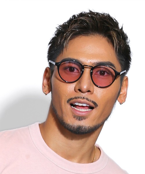 SBG（エスビー）の「SBG ボストンサングラス サングラスケース付き（サングラス・メンズ・ブラック/ピンク/クリア/ブルー系その他/ブルー系その他2/シルバー/ブルー系その他3/ブラック系その他/ピンク系その他/ブラウン/グリーン/グレー/その他1/ブラウン系その他/その他/グリーン系その他/ベージュ・FREE）」の12枚目の写真