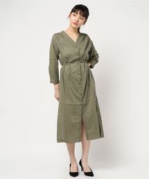 AMERICAN HOLIC | リボン付ガウンワンピース(ワンピース)