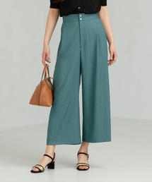green label relaxing | CS カレンダー サイドプリーツ ワイド パンツ(その他パンツ)