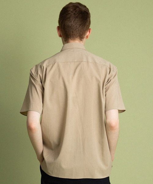UNITED TOKYO（ユナイテッドトウキョウ）の「ドライボイルショートスリーブシャツ（シャツ/ブラウス・メンズ・ブラック/ベージュ/ブルー/グレー/アイボリー/ライトブルー・1/2/3）」の10枚目の写真