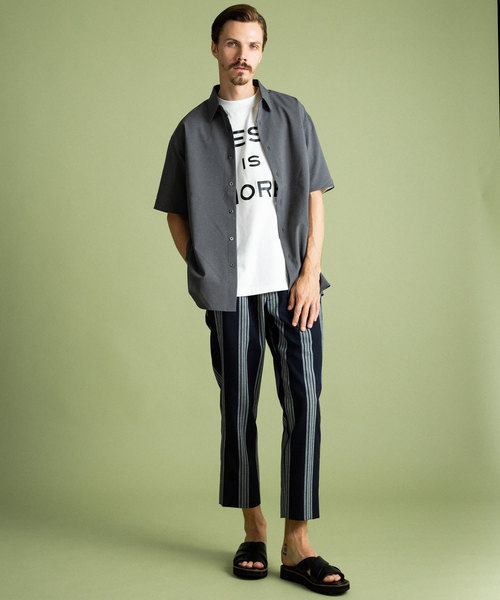 UNITED TOKYO（ユナイテッドトウキョウ）の「ドライボイルショートスリーブシャツ（シャツ/ブラウス・メンズ・ブラック/ベージュ/ブルー/グレー/アイボリー/ライトブルー・1/2/3）」の22枚目の写真