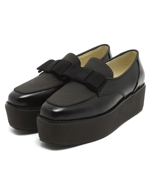 one after another NICE CLAUP(ワンアフターアナザーナイスクラップ)の「【ナイスクラップ】リボンパンプス(その他シューズ・レディース・アイボリー/キャメル/ブラック・SMALL/MEDIUM/LARGE)」の4枚目の写真