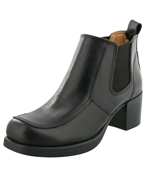 あしながおじさん（アシナガオジサン）の「〈あしながおじさん〉サイドゴアブーツ（ブーツ・レディース・ブラック/ダークブラウン/ライトブラウン・23.5cm/24.0cm/24.5cm/22.5cm/23.0cm）」の4枚目の写真