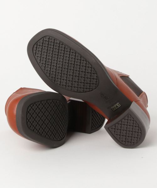 あしながおじさん（アシナガオジサン）の「〈あしながおじさん〉サイドゴアブーツ（ブーツ・レディース・ブラック/ダークブラウン/ライトブラウン・23.5cm/24.0cm/24.5cm/22.5cm/23.0cm）」の12枚目の写真