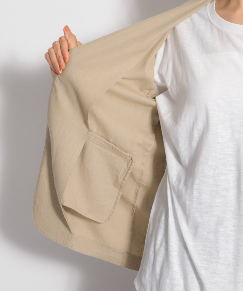 niko and...（ニコアンド）の「ヨーロピアンリネンレーヨンショートジャケット（その他アウター・レディース・ブラウン/ライトブラウン・MEDIUM/LARGE）」の13枚目の写真