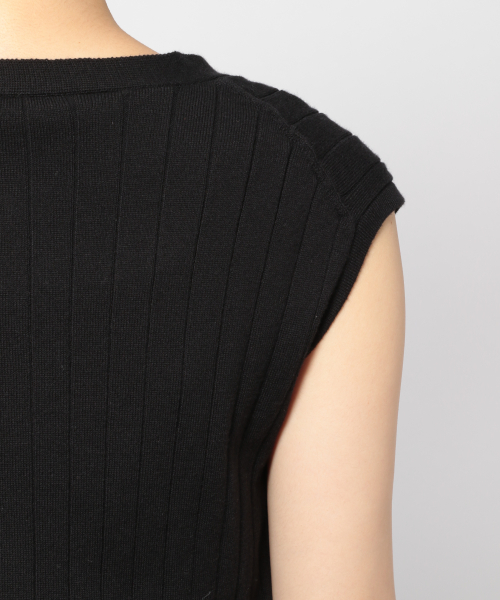PAGEBOY（ページボーイ）の「リブニットマエボタンワンピースノースリ（ワンピース・レディース・ブラック/ダークブラウン/ベージュ・FREE）」の19枚目の写真