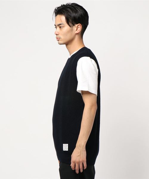 Ranch standard（ランチスタンダード）の「_Ranch standard 片畦ニットベスト（ベスト）」 WEAR