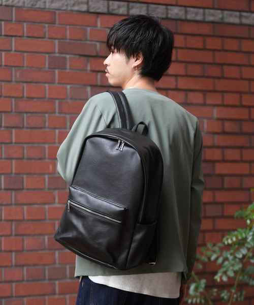 Add+（アッド）の「＜Add+＞フェイクレザー リュック バックパック デイパック（バックパック/リュック）」 - WEAR